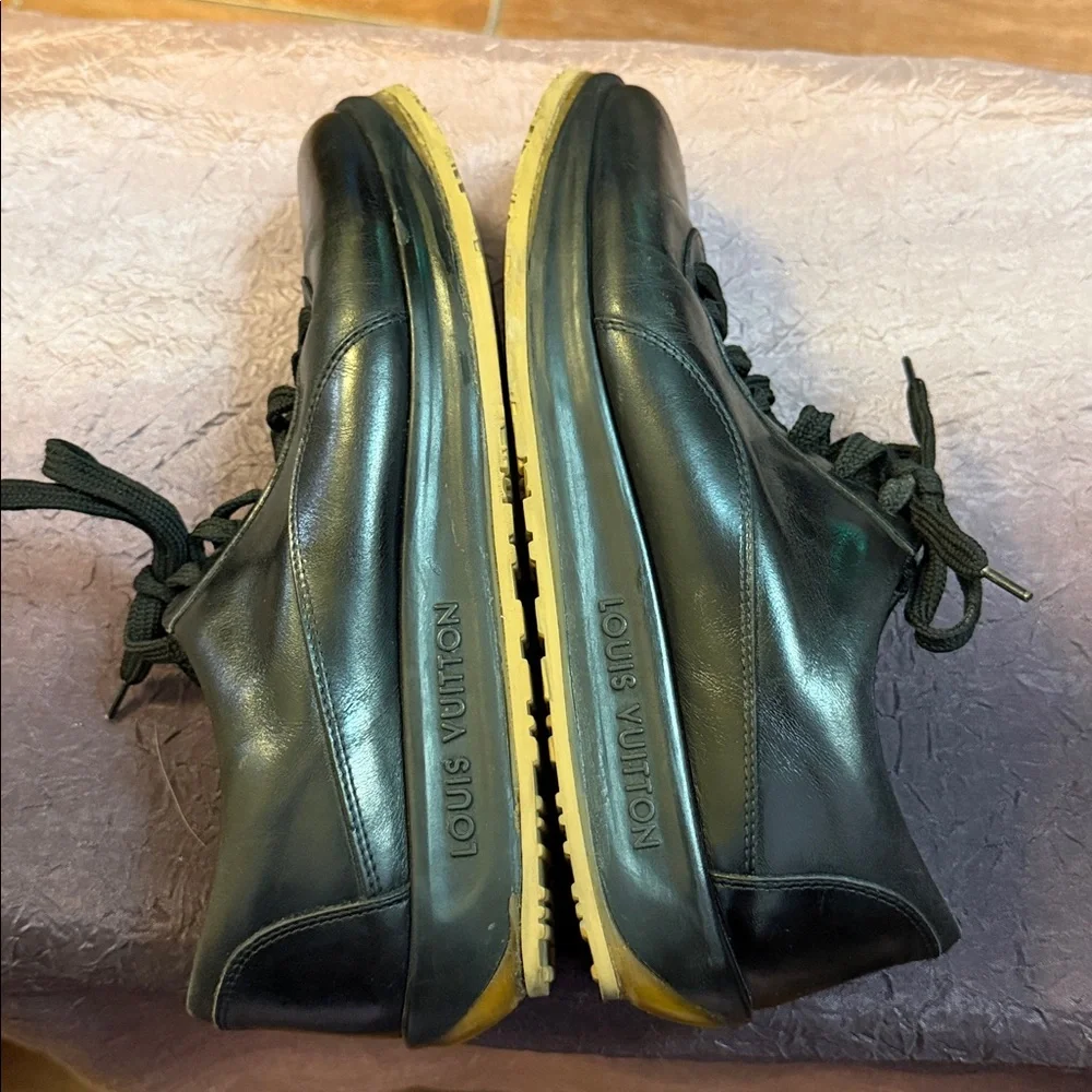 Authentic Louis Vuitton black sneakers 36 EU‎ 6 US